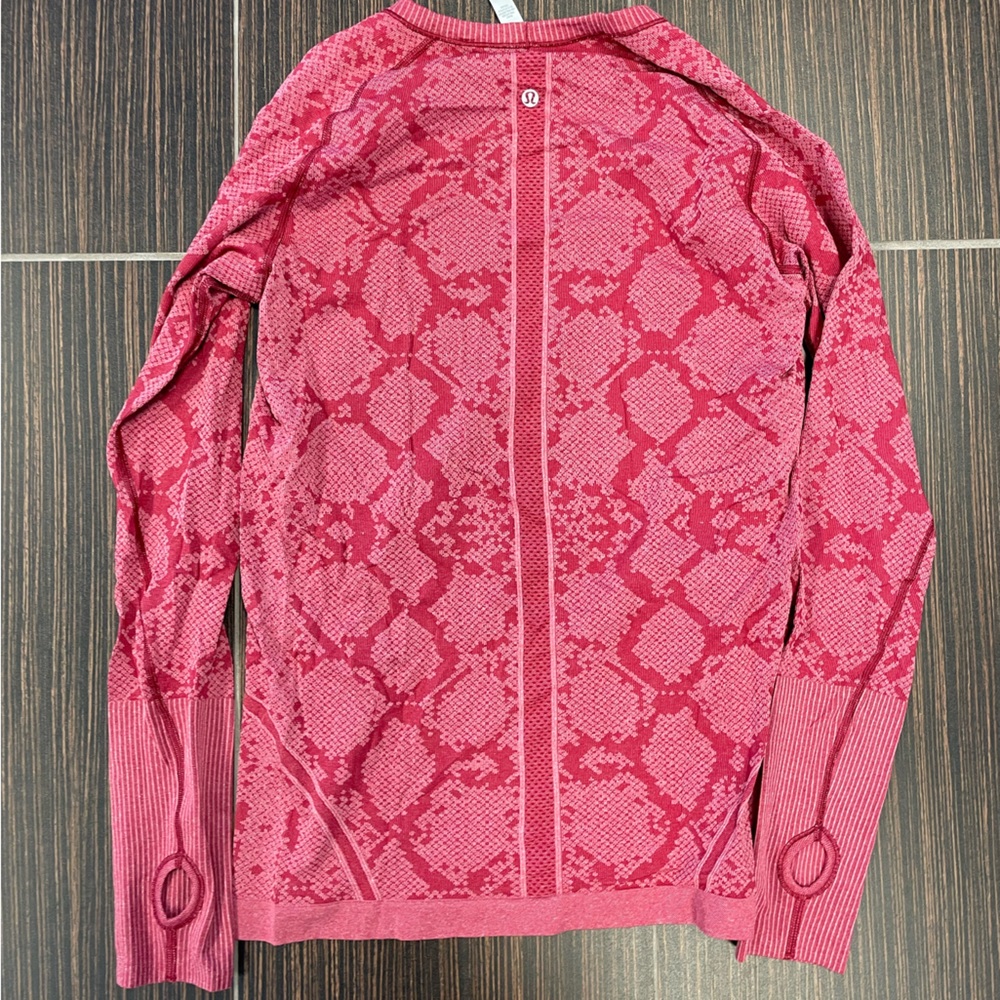 Lululemon Swiftly Tech Snake Print Long Sleeve - image 1